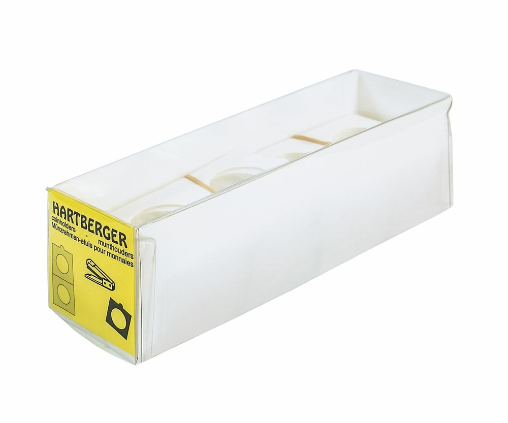 HARTBERGER Münzrähmchen - 15 mm - zum heften - 100er Packung HARTBERGER Münzrähmchen - 15 mm - zum heften - 100er Packung