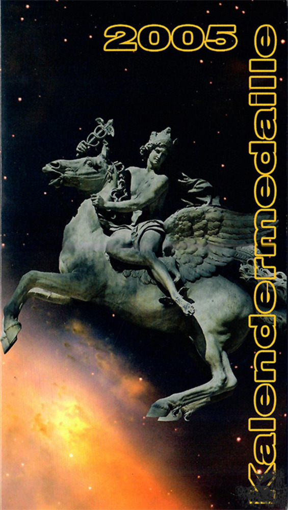 Kalendermedaille 2005 - Merkur, vergoldet 