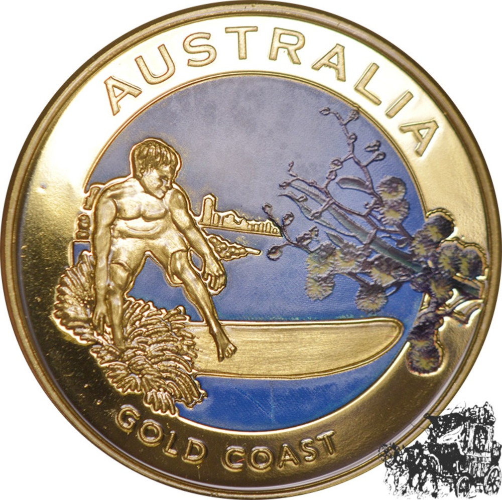 Australia Collection 2012 -Gold Coast, Sondergedenkprägung, PP.