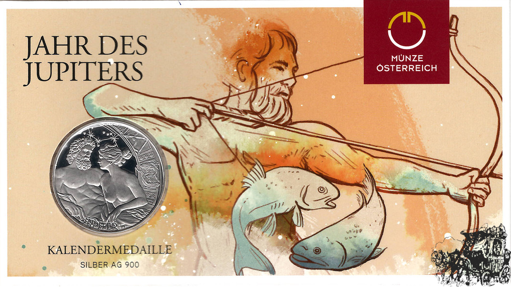 Kalendermedaille 2022 - Jupiter