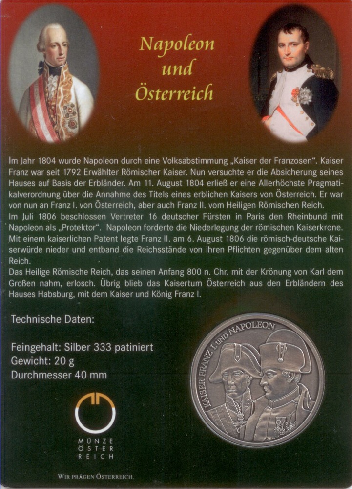 AG-Medaille - Franz II./I.