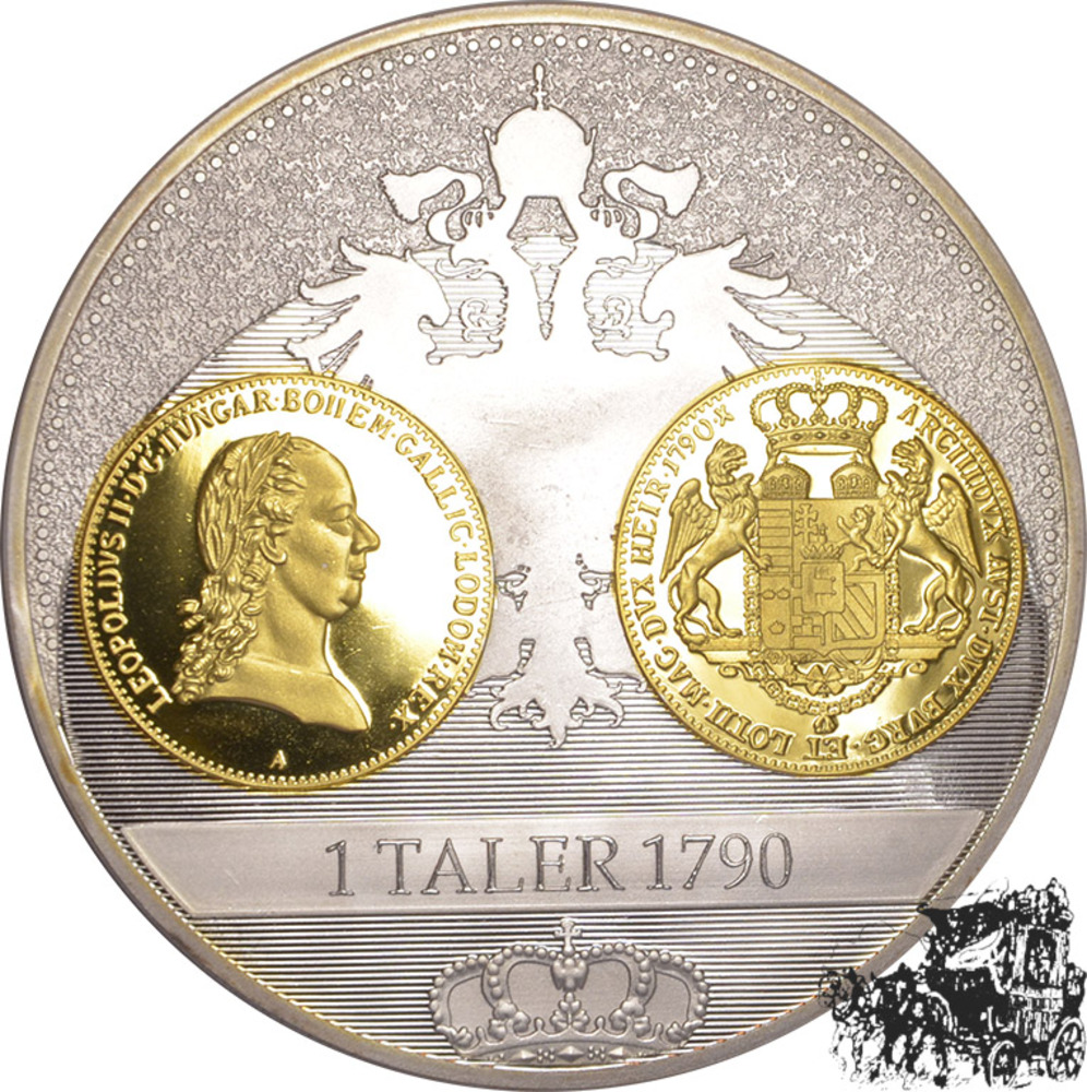 Medaille , Österreichische Währungsgeschichte  - 1 Taler 1790