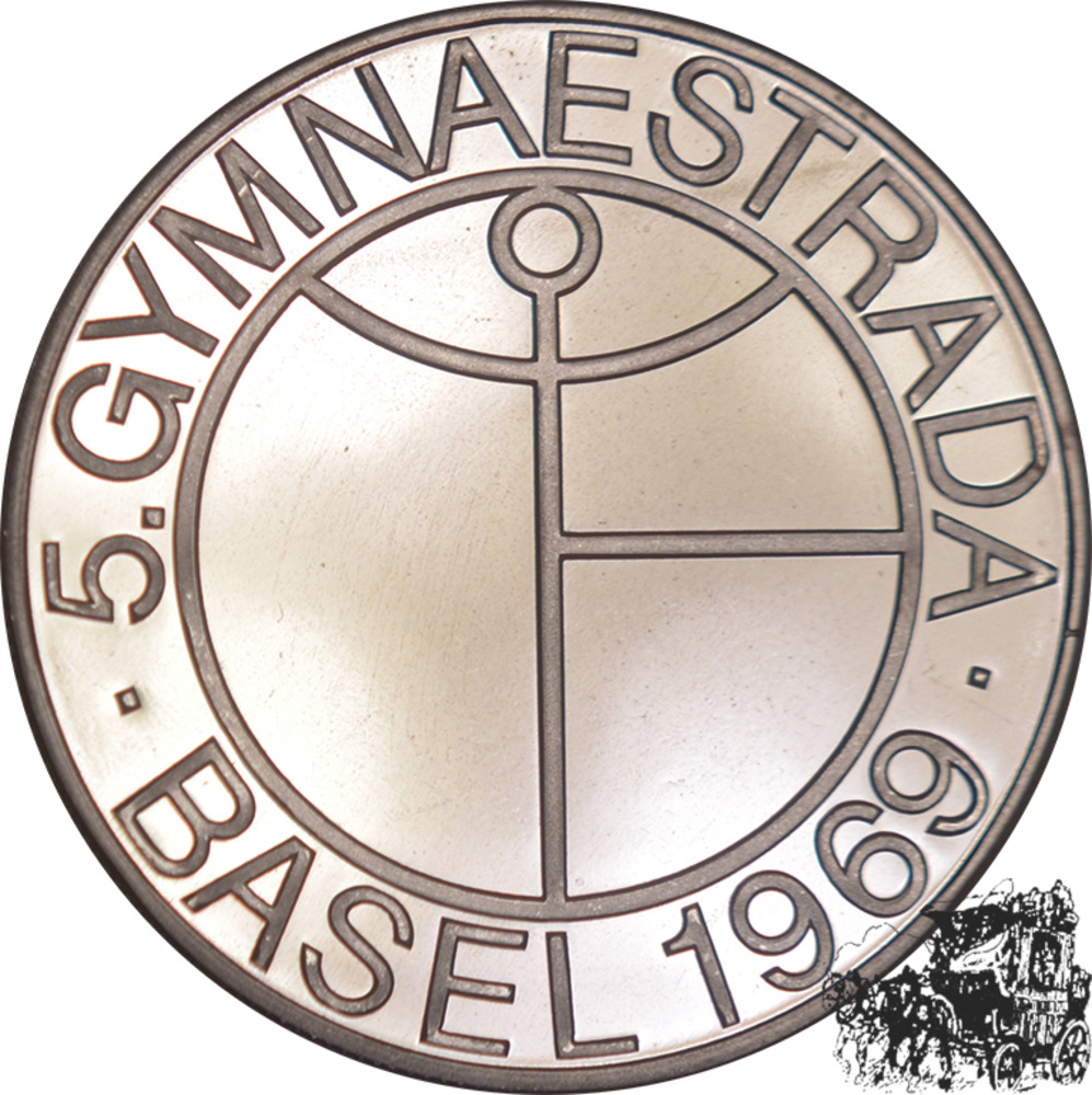 Ag-Medaille 1969 - Basel, 5. Gymnaestrada - Schweiz