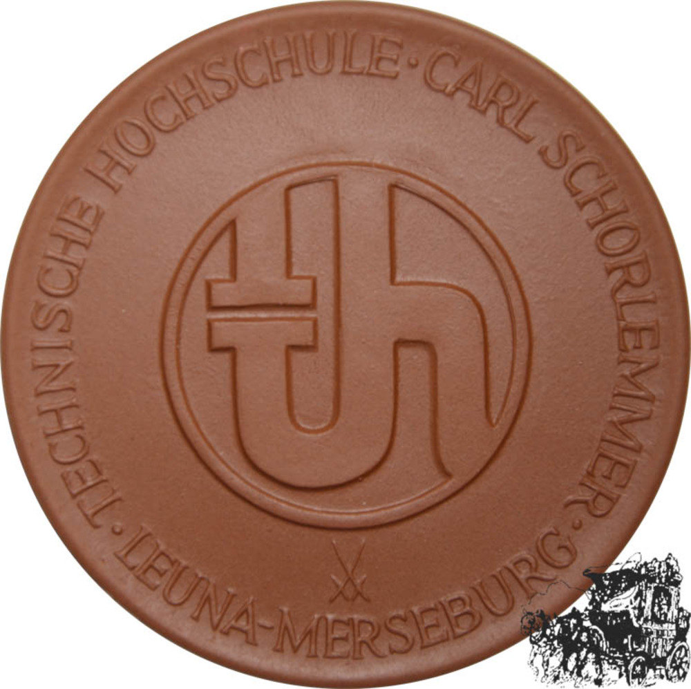 Porzellan-Medaille Carl Schorlemmer