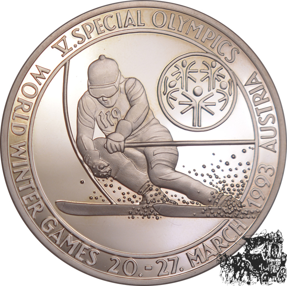 Ag-Medaille 1993 - V. Spezial Olympics Schladming, Arnold Schwarzenegger