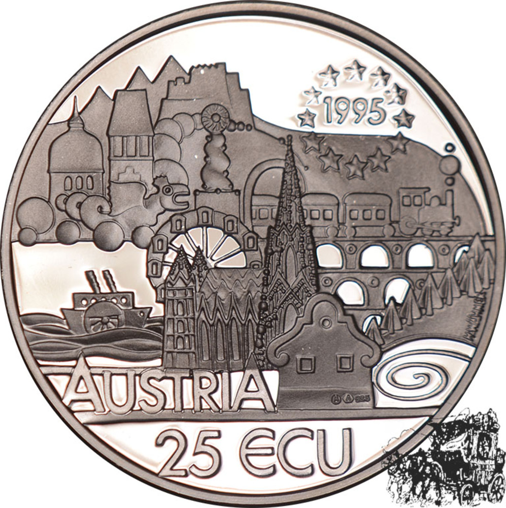 25 Ecu 1995 - Johann Strauss