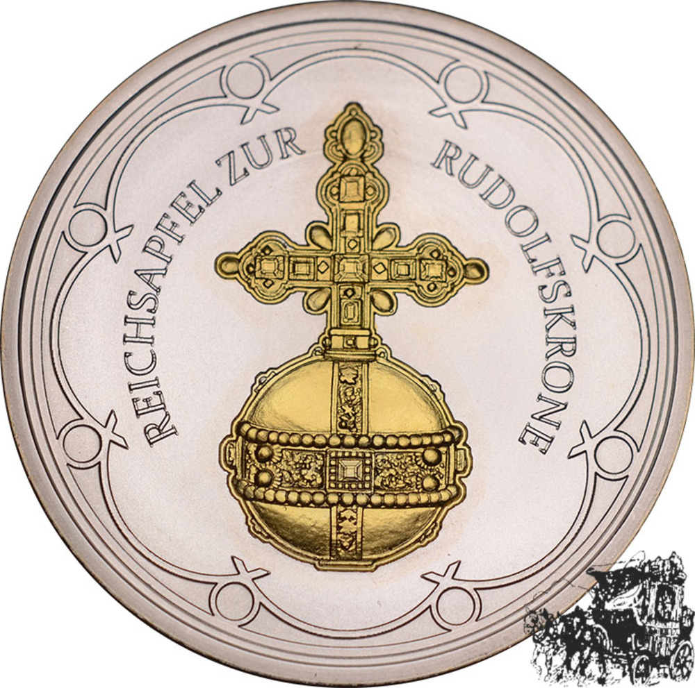 AG-Medaille - Reichsapfel zur Rudolfskrone