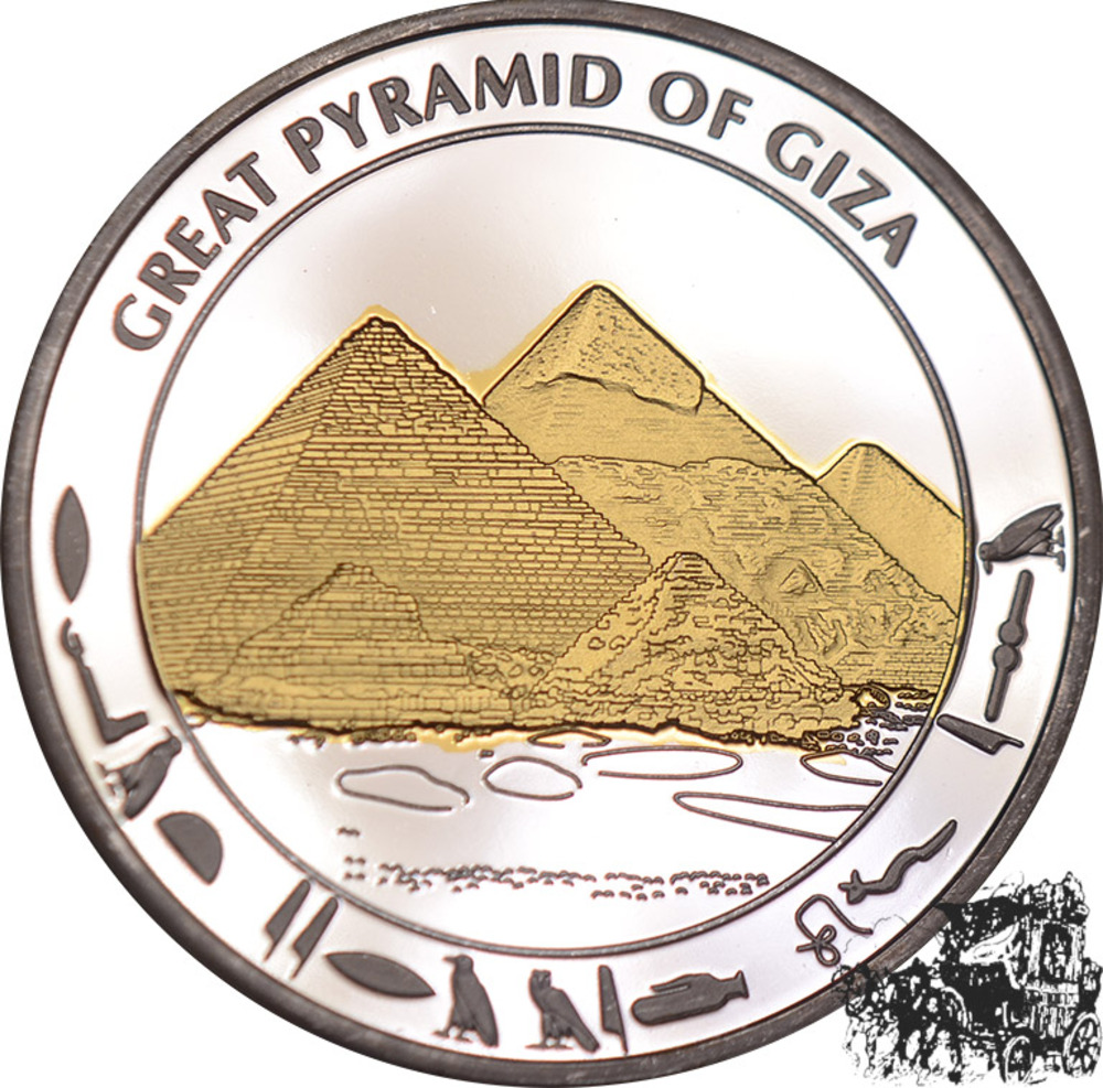 Ägypten Medaille - Die Großen Pyramiden von Gizeh, Ancient Egypt