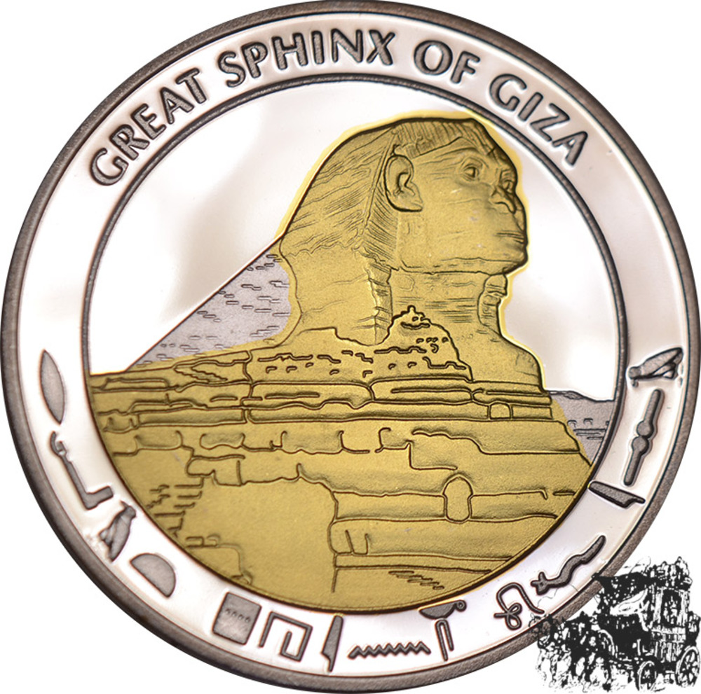 Ägypten Medaille - Große Sphinx von Gizeh, Ancient Egypt