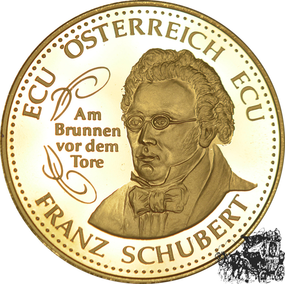 AE-Medaille - ECU Franz Schubert, Servus Europa