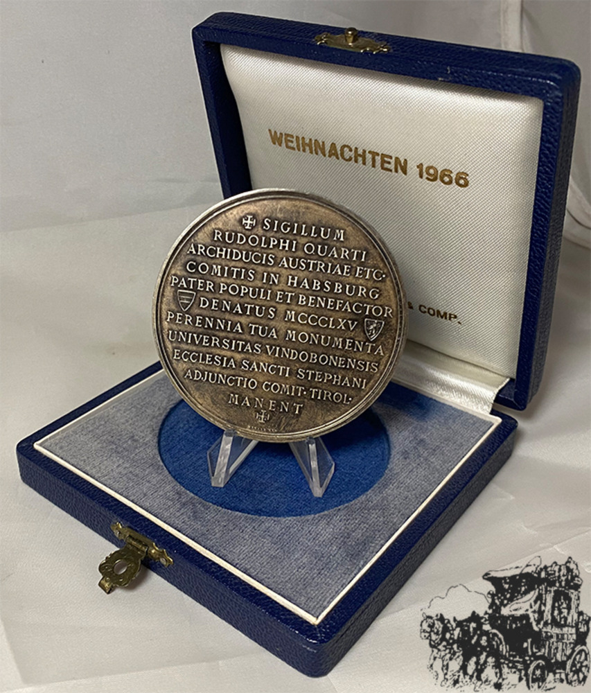AG-Medaille Rudpolph II. - Auf die Gründung der Universität Wien
