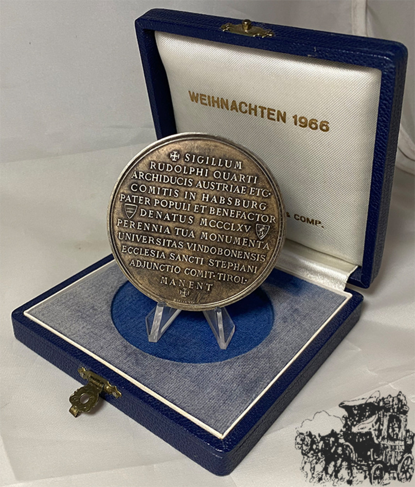 AG-Medaille Rudpolph II. - Auf die Gründung der Universität Wien AG-Medaille Rudpolph II. - Auf die Gründung der Universität Wien
