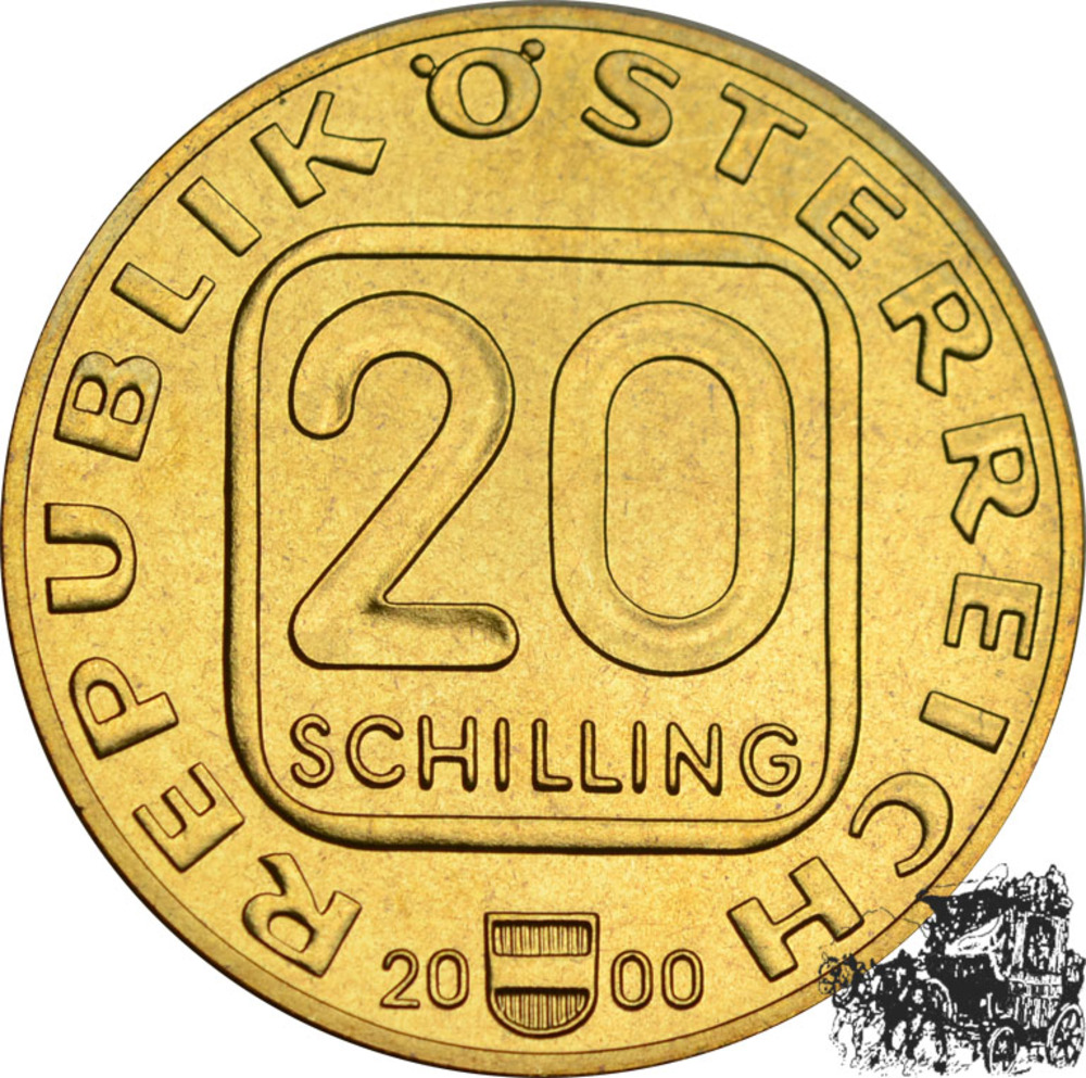 20 Schilling 2000 - Österreichische Briefmarke