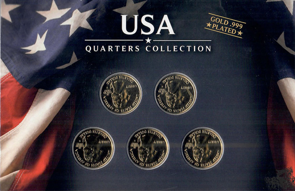 5 x 25 Cent 2000 D - USA 5 x 25 Cent 2000 D - USA