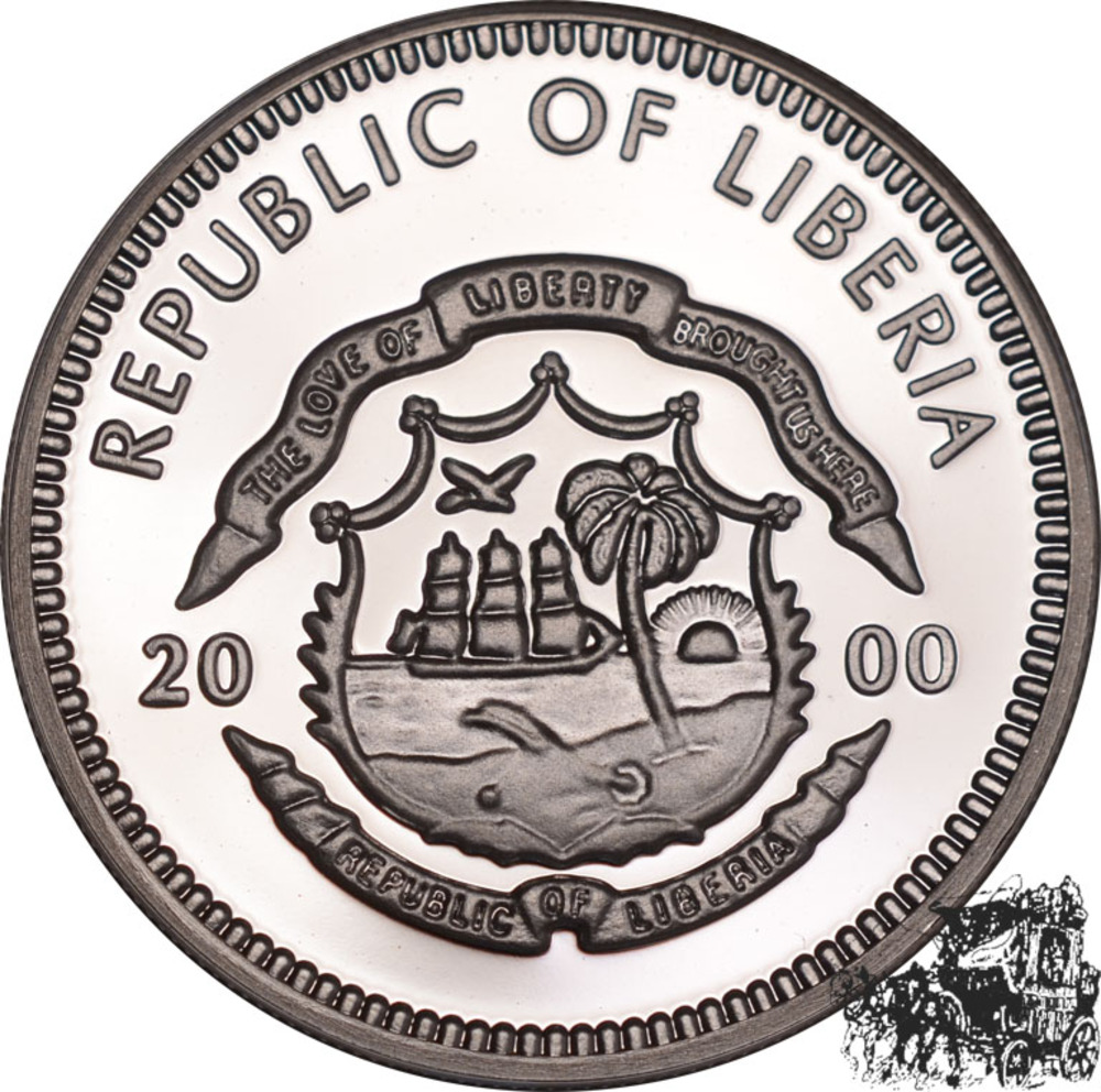5 Dollar 2000 - Elefanten 5 Dollar 2000 - Elefanten