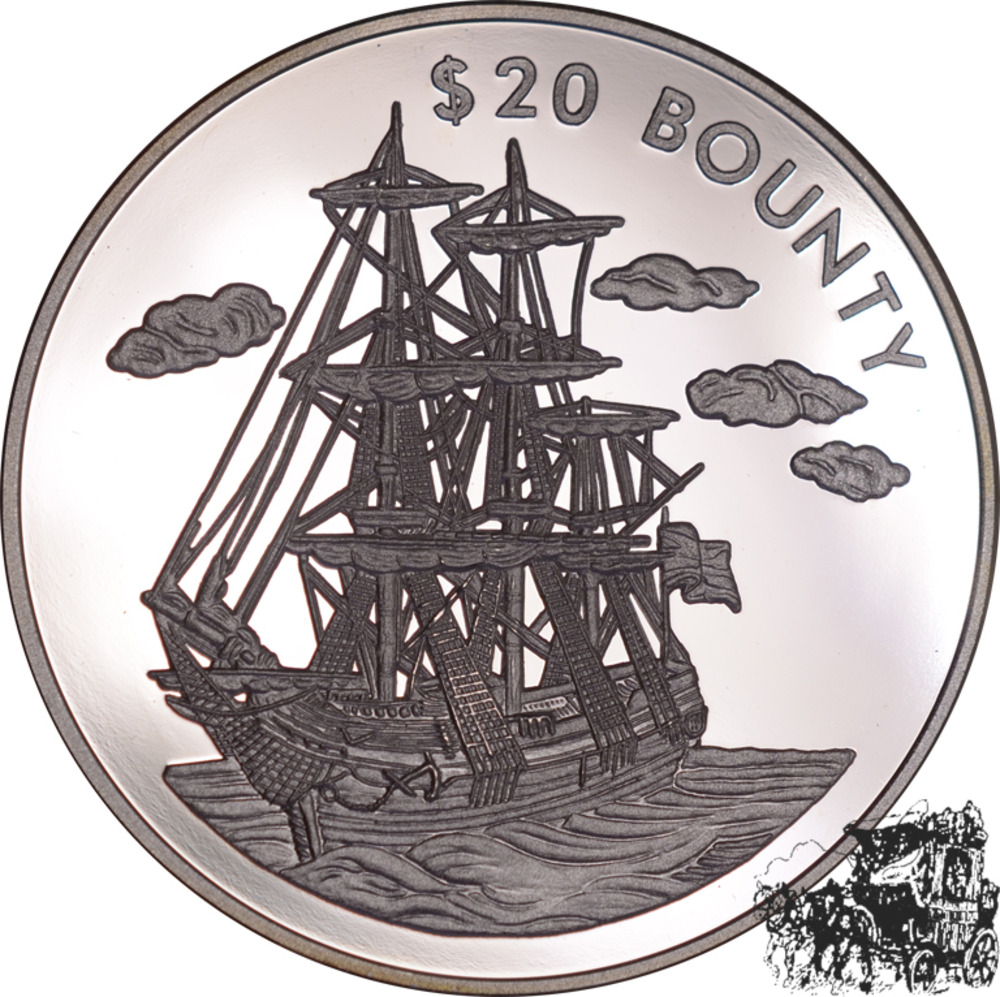 20 Dollar 2000 - Segelschiff “Bounty“