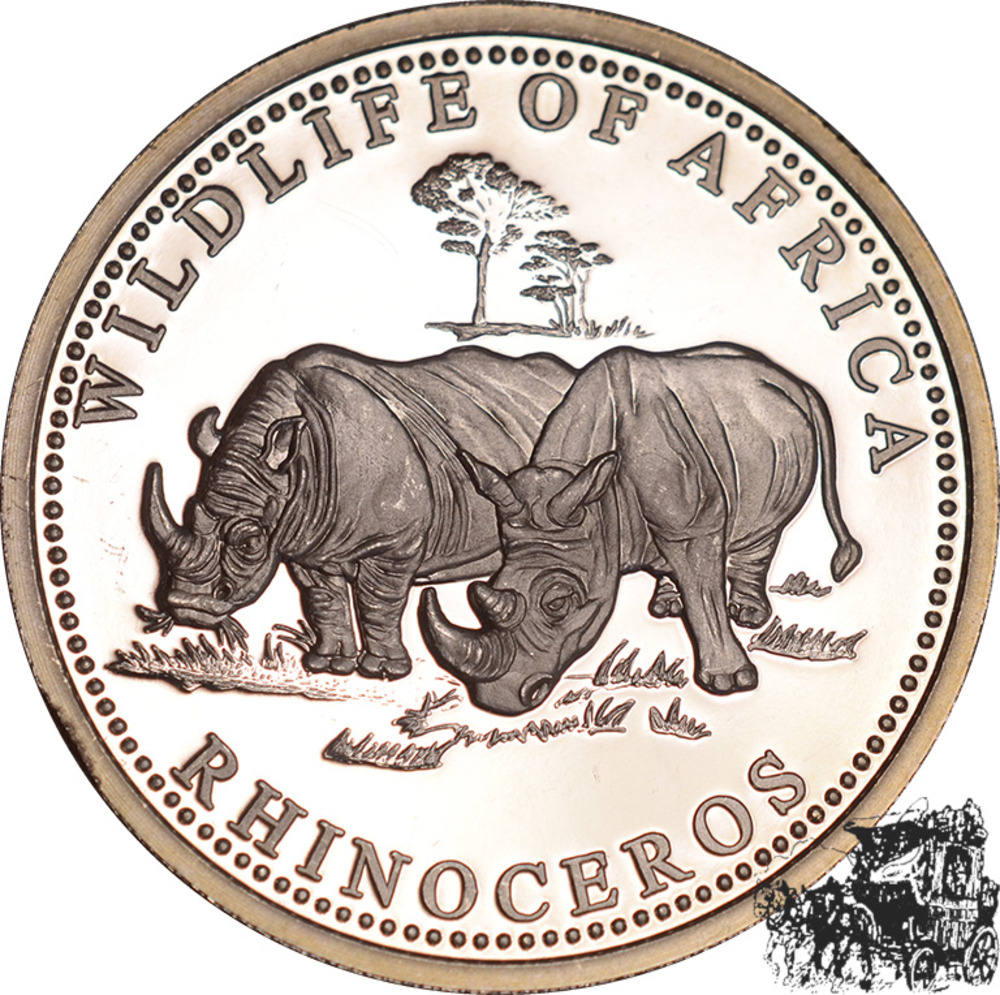 250 Shilling 2000 - 2 Rhinozerose 250 Shilling 2000 - 2 Rhinozerose