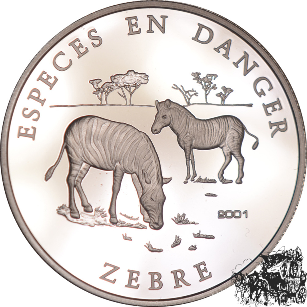 1000 Francs 2001 - Zebra 1000 Francs 2001 - Zebra