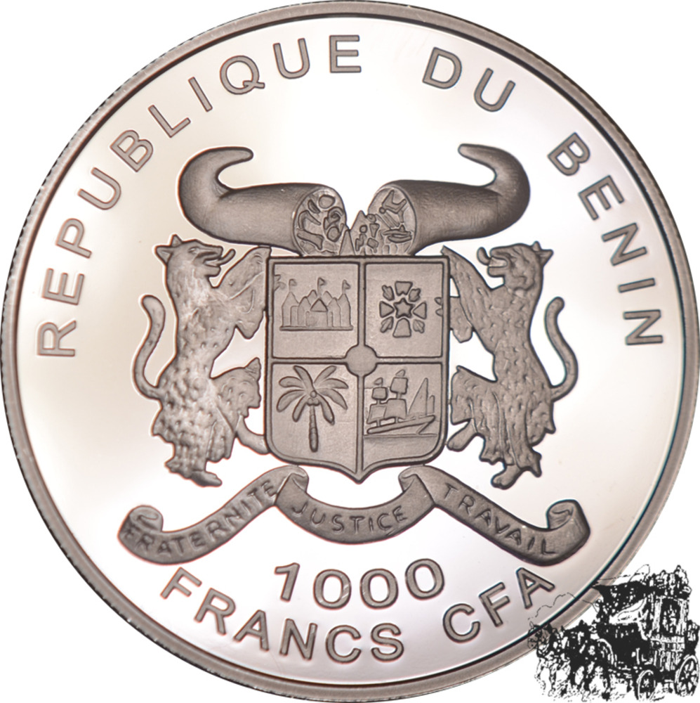 1000 Francs 2001 - Zebra 1000 Francs 2001 - Zebra
