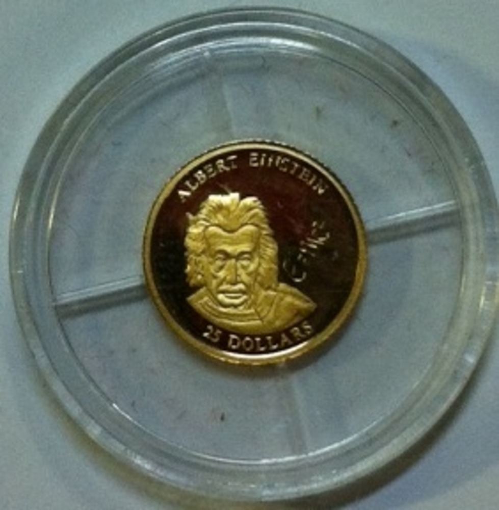 25 Dollar 2001 - Albert Einstein 25 Dollar 2001 - Albert Einstein