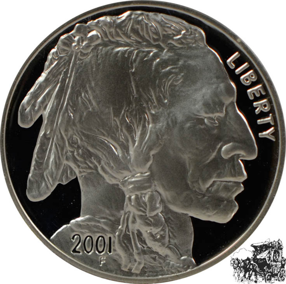 1 Dollar 2001 P - Bison 1 Dollar 2001 P - Bison