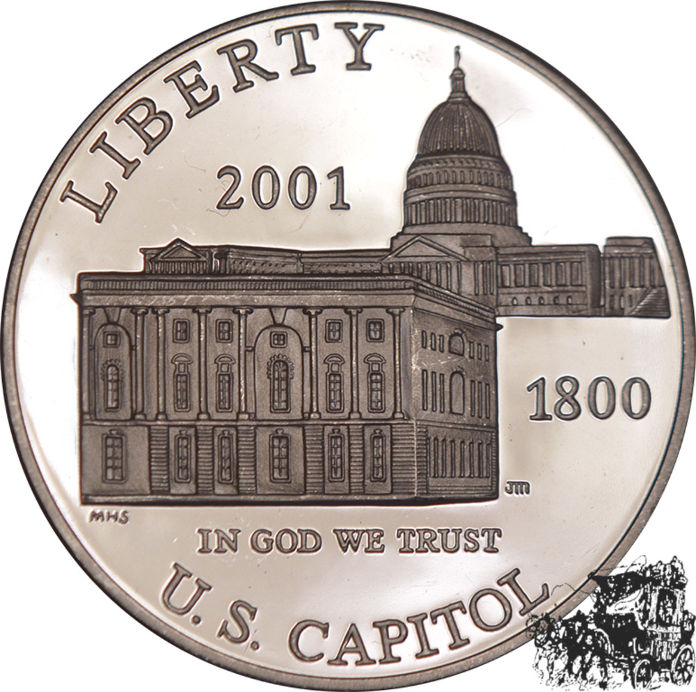 1 Dollar 2001 - Besucherzentrum des Kapitols 1 Dollar 2001 - Besucherzentrum des Kapitols
