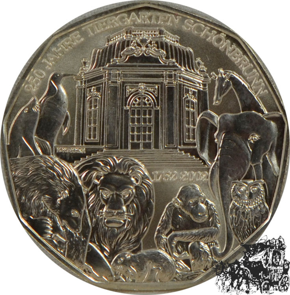 5 Euro 2002 - Tiergarten Schönbrunn, lose
