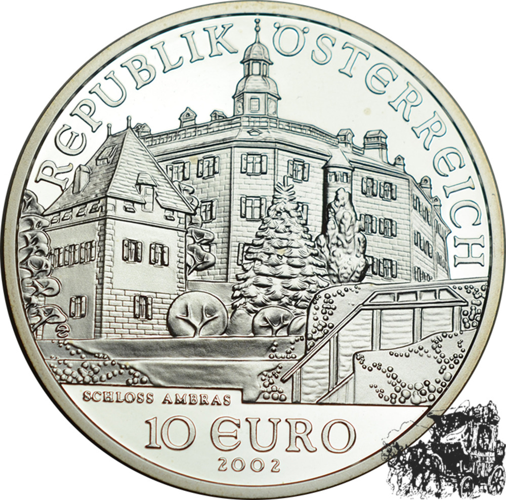10 Euro 2002 - Schloss Ambras, OVP