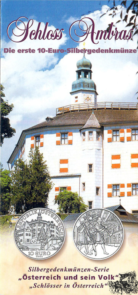 10 Euro 2002 - Schloss Ambras, Folder