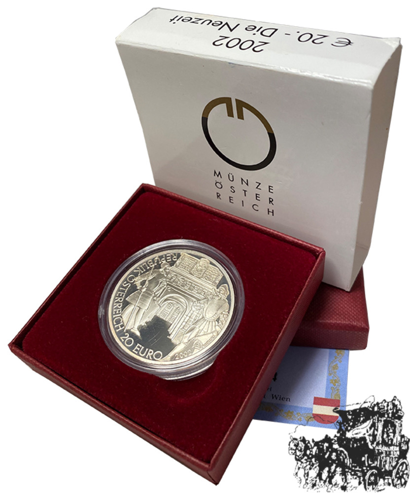 20 Euro 2002 - Neuzeit - OVP 20 Euro 2002 - Neuzeit - OVP
