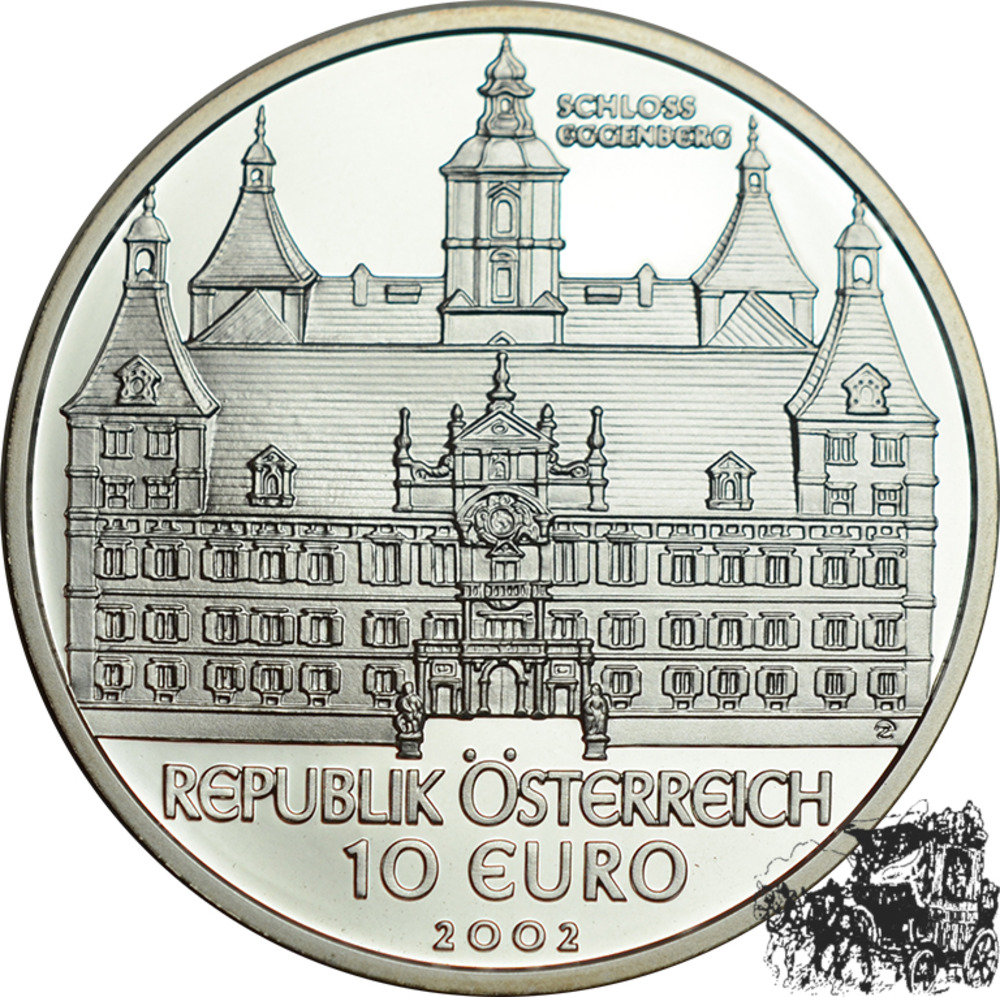 10 Euro 2002 - Schloss Eggenberg, OVP