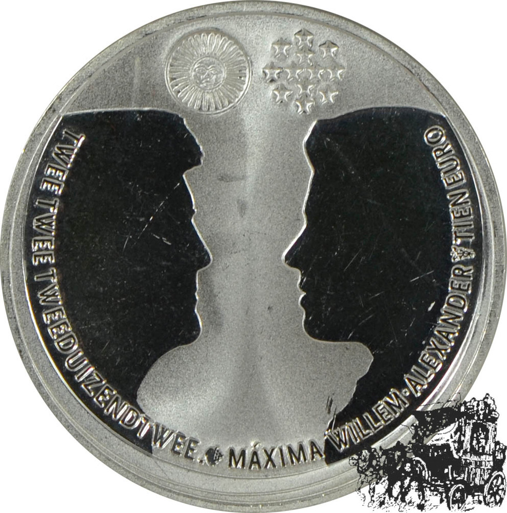 10 Euro 2002 - Hochzeit von Willem & Maxima