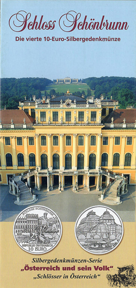 10 Euro 2003 - Schloß Schönbrunn, Folder