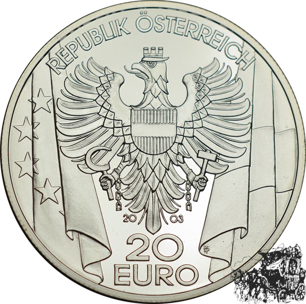 20 Euro 2003 - Die Nachkriegszeit, in Kapsel