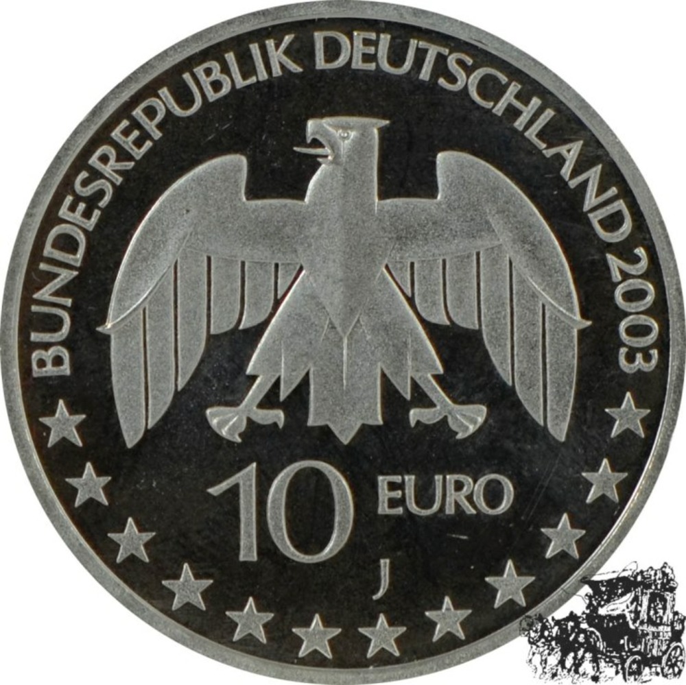 10 Euro 2003 J - Justus von Liebig 10 Euro 2003 J - Justus von Liebig