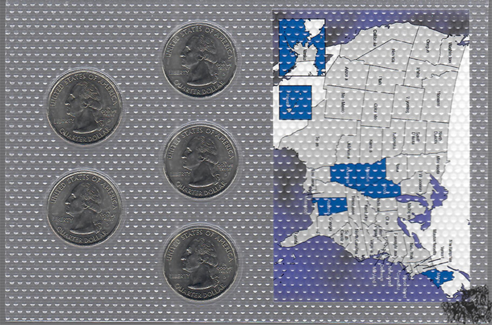 5 x 25 Cent 2003 D - USA 5 x 25 Cent 2003 D - USA
