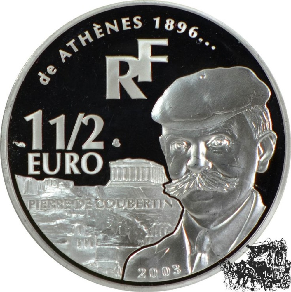 1 1/2 Euro 2003 - Athen 1896 - 2004