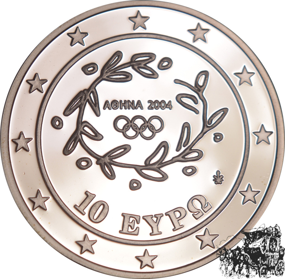 10 Euro 2003 - Diskusswerfer OLYMPIADE ATHEN 04 in Kapsel