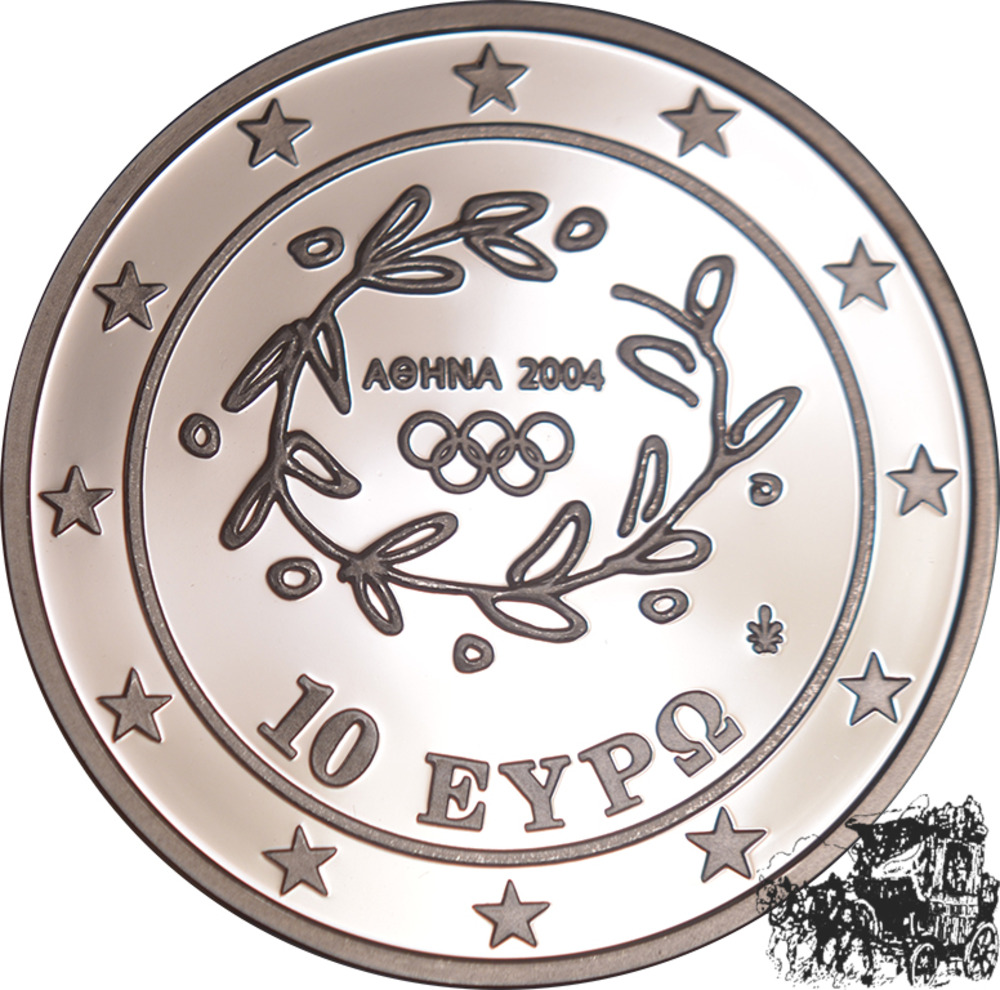 10 Euro 2003 - Reiten OLYMPIADE ATHEN 04 in Kapsel