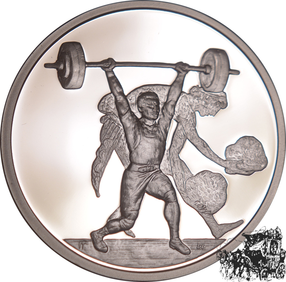 10 Euro 2003 - Gewichtheben OLYMPIADE ATHEN 04 in Kapsel