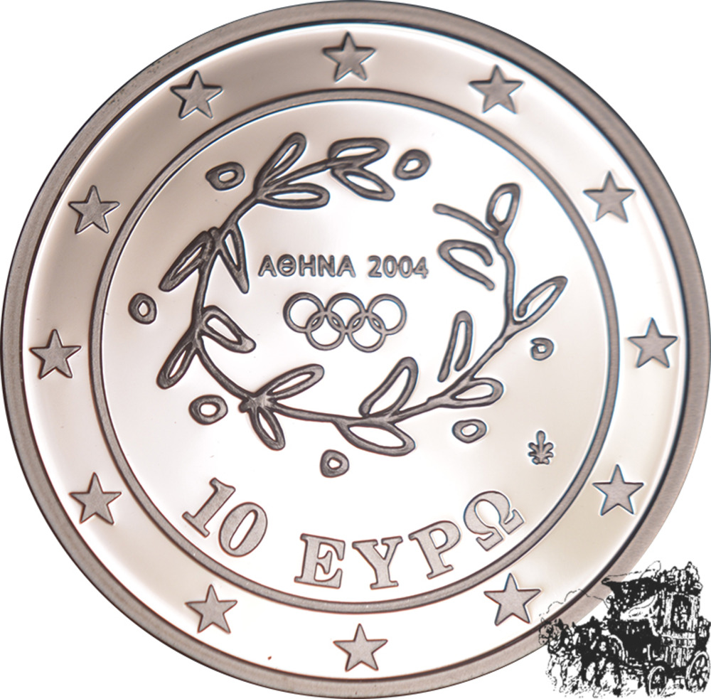10 Euro 2003 - Gewichtheben OLYMPIADE ATHEN 04 in Kapsel