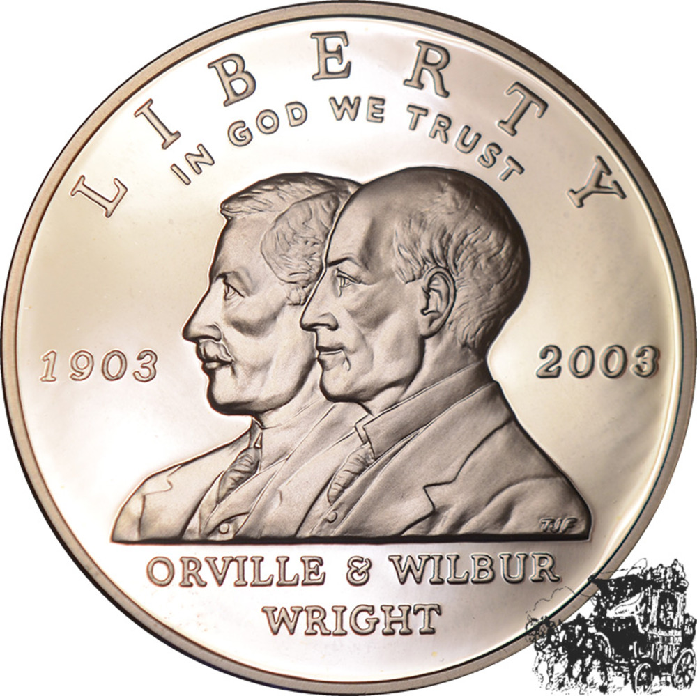 1 Dollar 2003 - 1. Motorflug der Wright Brüder