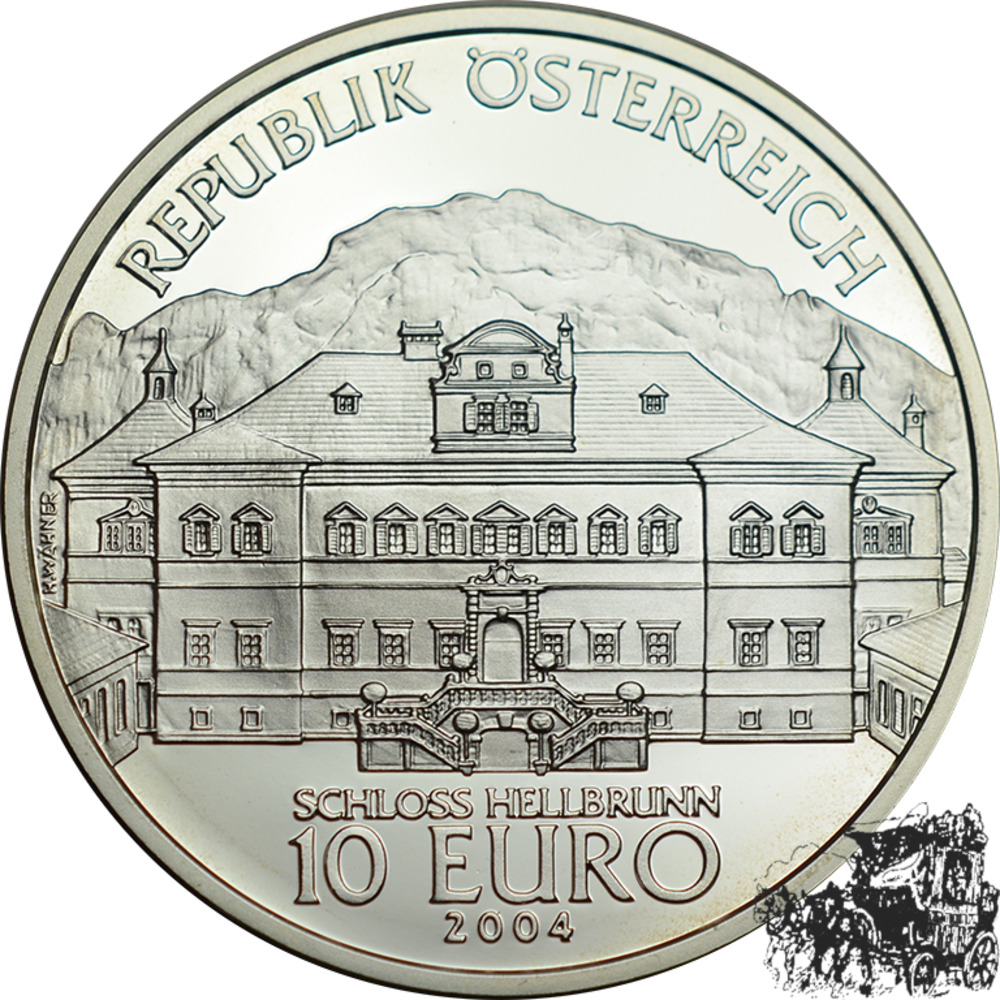 10 Euro 2004 - Schloss Hellbrunn, in Kapsel