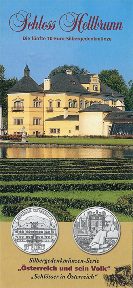 10 Euro 2004 - Schloß Hellbrunn, Folder