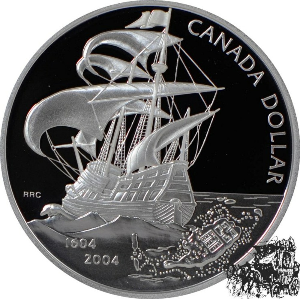 1 Dollar 2004 - 400 J. Französische Kolonie