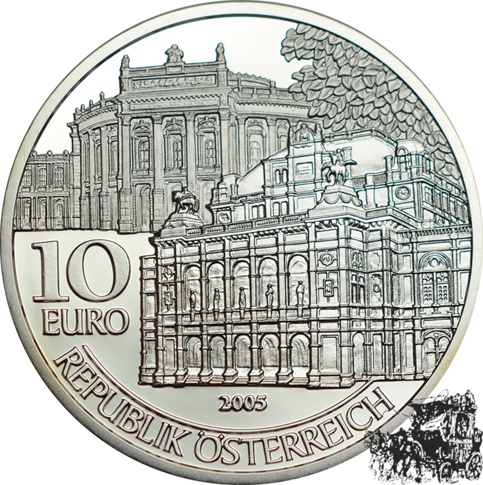 10 Euro 2005 - Burg und Oper, OVP
