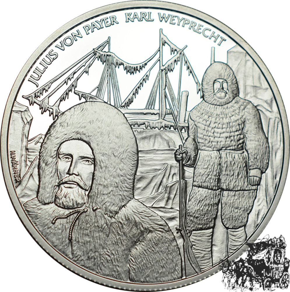 20 Euro 2005 - Polarexpedition Tegetthoff, OVP 20 Euro 2005 - Polarexpedition Tegetthoff, OVP