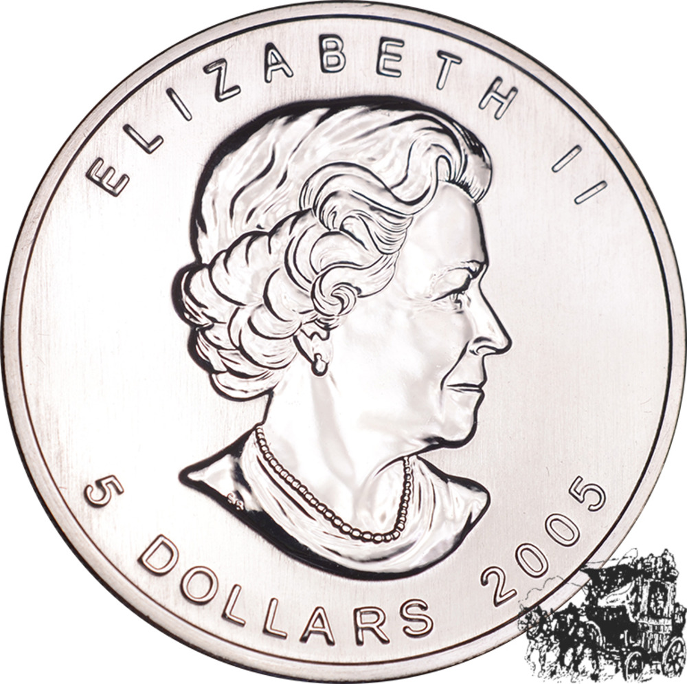 5 Dollar 2005 - Maple Leaf 5 Dollar 2005 - Maple Leaf