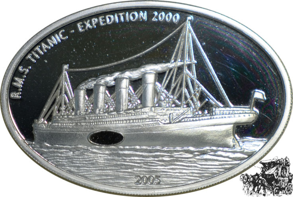 10 Dollar 2005 - S.M.S. Titanic - Expediton 2000 10 Dollar 2005 - S.M.S. Titanic - Expediton 2000