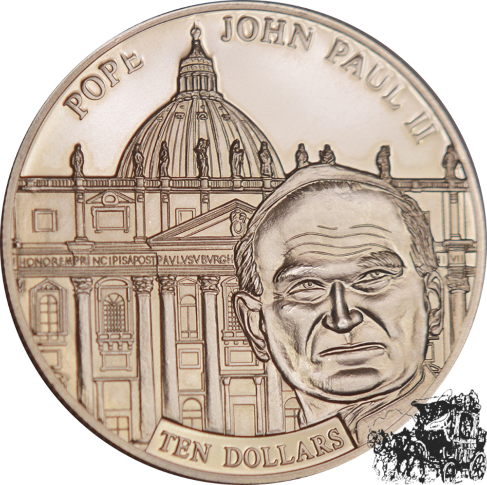 10 Dollar 2005 - Tod von Papst Johannes Paul II.